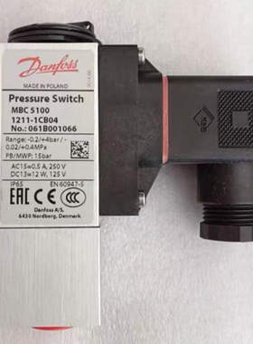 1211-1CB04丹佛斯MBC5100压力开关DANFOSS全新原厂现货061B001066