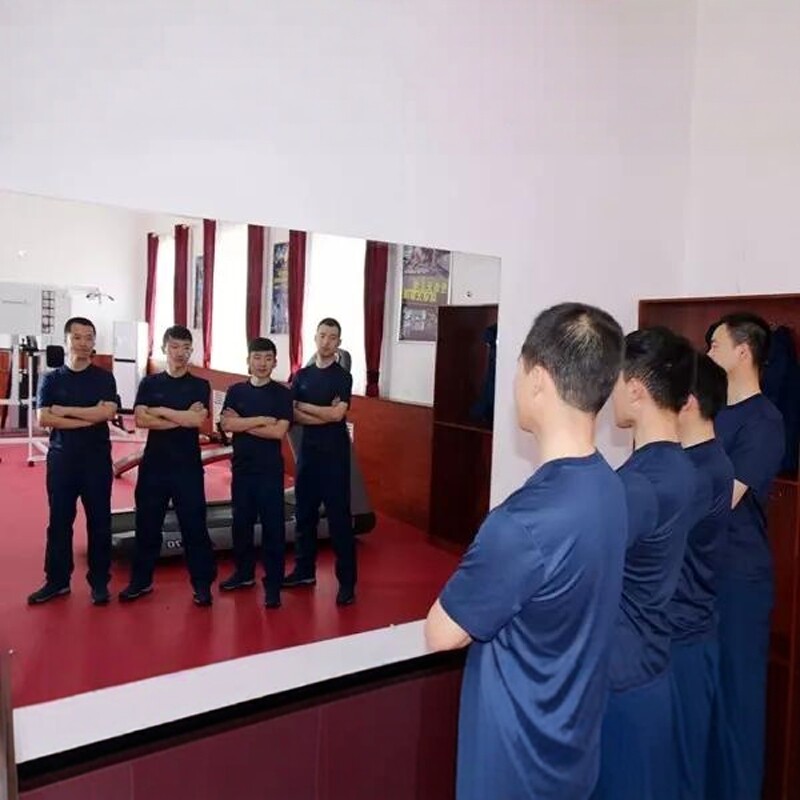 深蓝色运动速干短袖T恤机场维修工作圆领衫