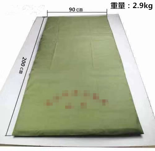 硬质棉垫防潮保暖宿舍绿色