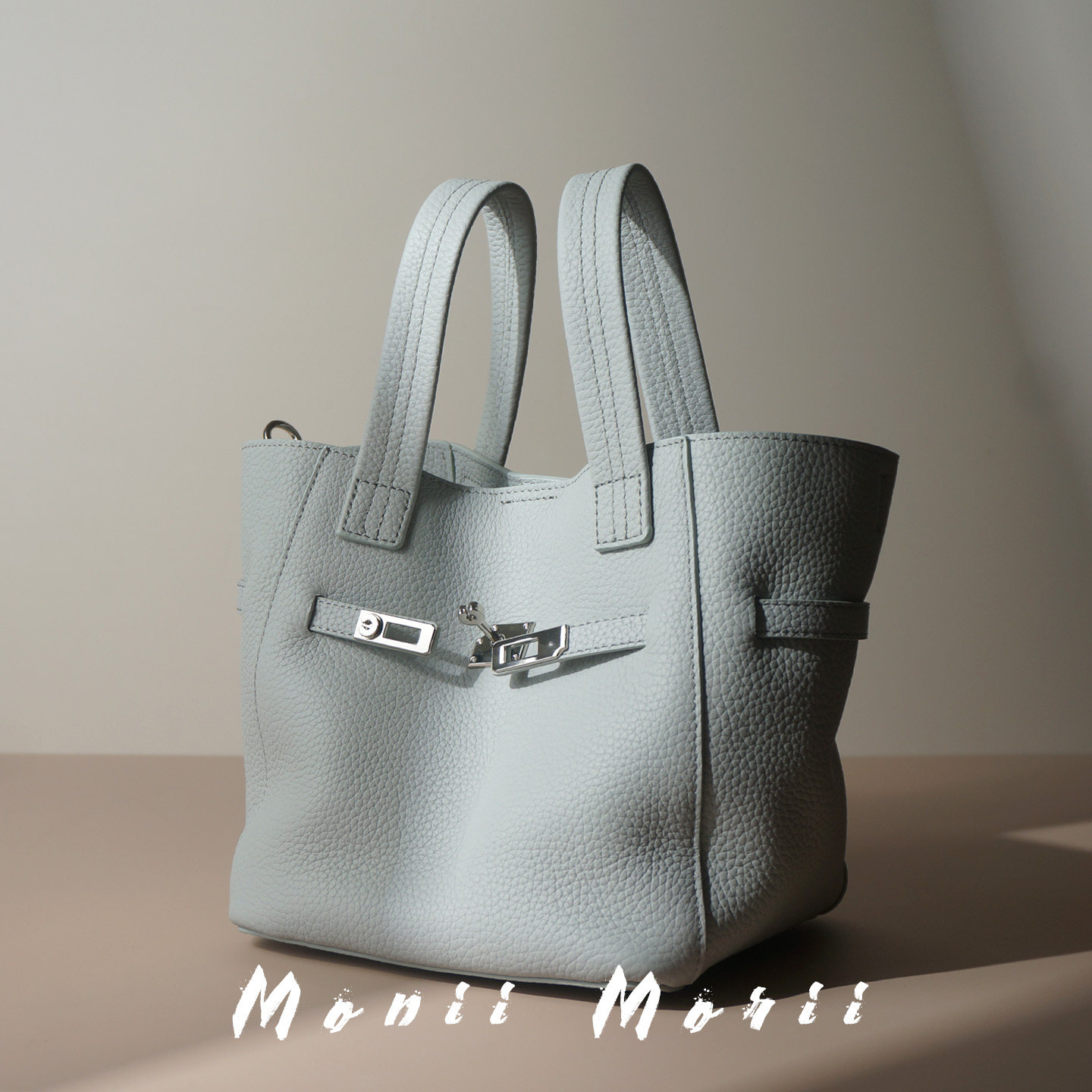 怪兽君小众真皮菜篮子包通勤水桶包头层牛皮手拎包单肩包高级感潮,箱包皮具/热销女包/男包,水桶包,淘宝优惠券,粉丝福利购,淘宝优惠卷