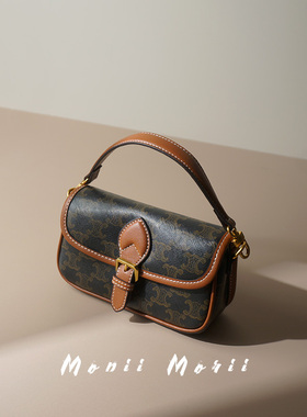 怪兽君包包2025新款印花小方包手提包时尚斜挎包迷你小包手拿包潮