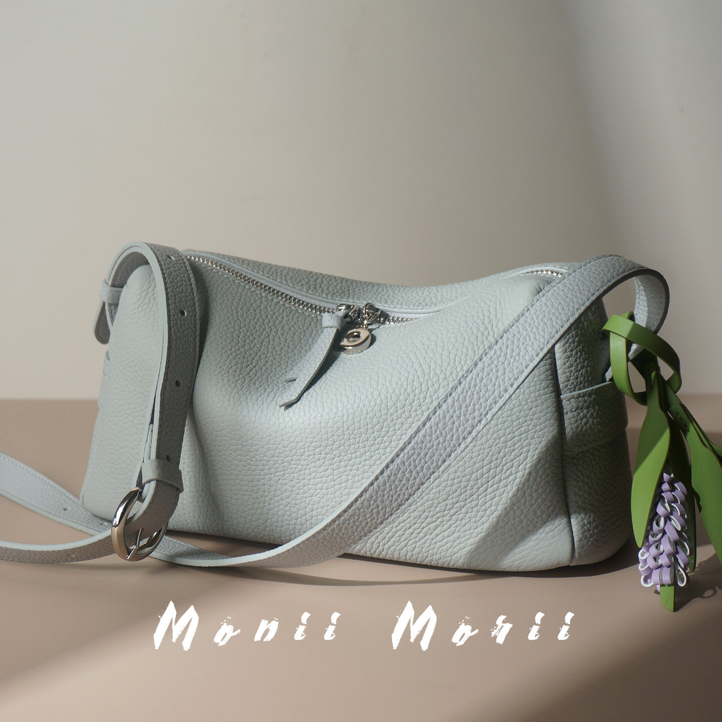 怪兽君包包2026新款真皮小方包时尚斜挎包单肩包头层牛皮高级感潮