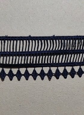 T 006宝蓝色花边一米价，满20包邮