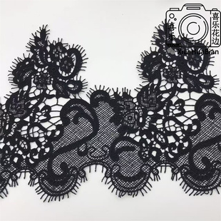 服装 23cm 高质量水溶花边 高密度刺绣蕾丝花边 辅料 宽