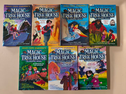 英文原版Magic Tree House 神奇树屋周边漫画版带音频