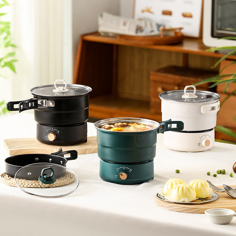 欧规可折叠电煮锅旅行电煮锅酒店出差旅游锅具便携多功能锅小电锅,厨房电器,电煮锅,淘宝优惠券,粉丝福利购,淘宝优惠卷