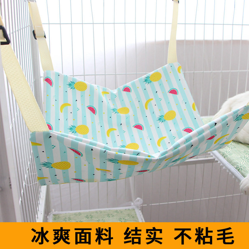 跨境易清理猫吊床挂窝宠物猫笼吊篮悬挂式猫窝猫秋千猫咪吊床夏