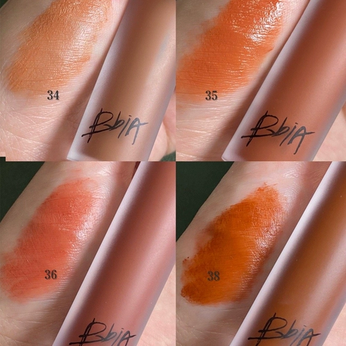 Qingcang Blogger рекомендует корейскому BBIA Velvet Matte Lip Glaze 24# 35# Spot
