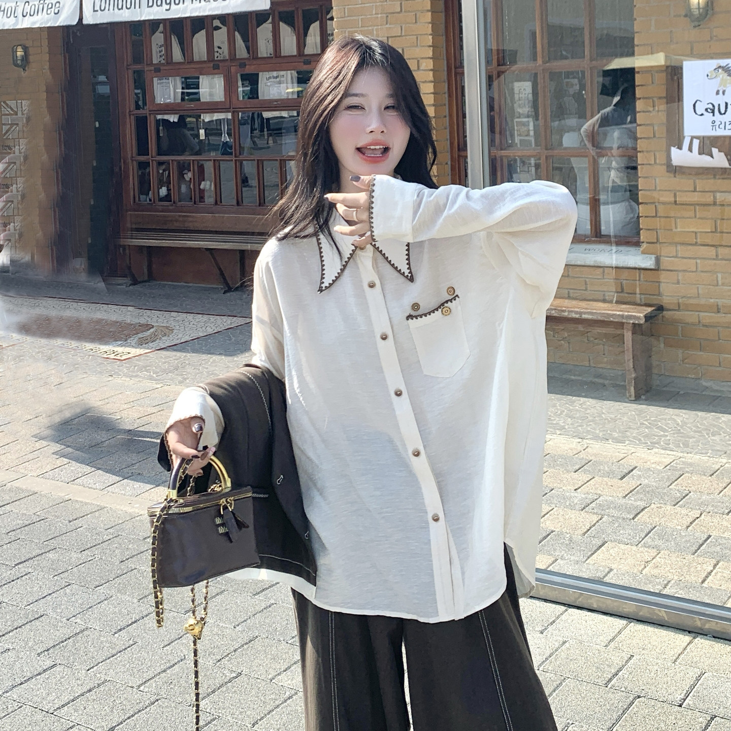 已出货春套装8127两件套P185K278衬衫p95k148三件套p255k388,女装套装/套裙,2B186