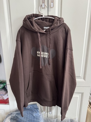 美特斯邦威男秋冬连帽卫衣舒适学院潮流印花加绒保暖休闲男套头衫