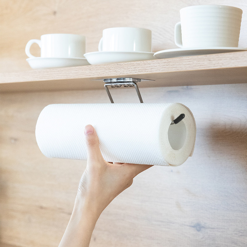 厨房纸巾架用纸架金属保鲜袋膜