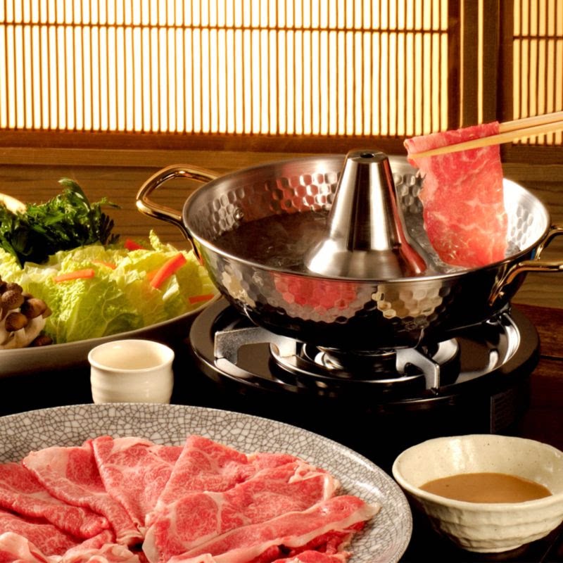 日本进口YOSHIKAWA吉川雪月亭涮肉锅25CM双耳汤锅涮肉日式火锅