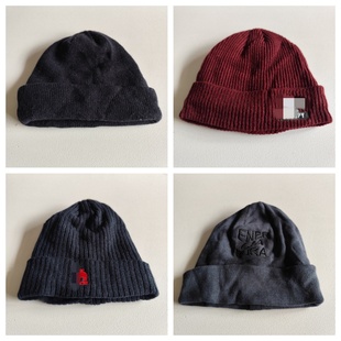 百搭保暖毛线帽 加绒针织帽休闲时尚 外贸原单尾货孤品冬季 男女新款