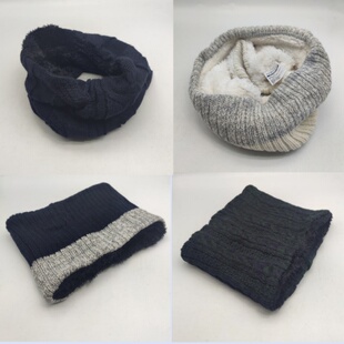 外贸原单尾货韩日新款冬季男女加绒围脖出游休闲户外保暖百搭头套