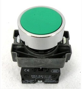 启动按钮开关 XB2-BA31C 1NO 平头按钮开关