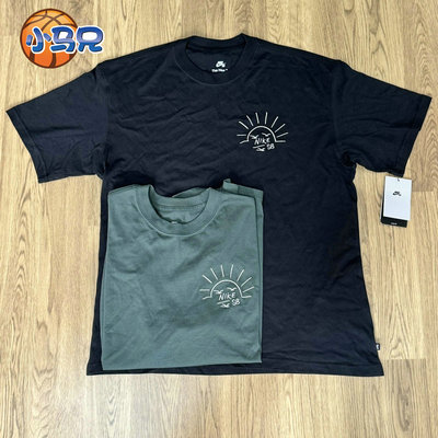 NIKE/耐克宽松版SB男滑板T恤纯棉休闲针织棉质短袖FZ5282-010 338