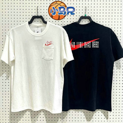 Nike/耐克男子休闲圆领透气中高考全对印花短袖T恤HF6594-100 010