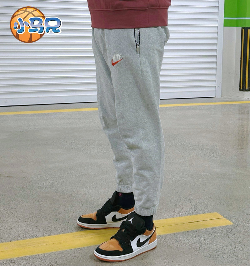 春秋款Nike耐克男子宽松休闲针织运动拉链束脚长裤DM5272-050 045