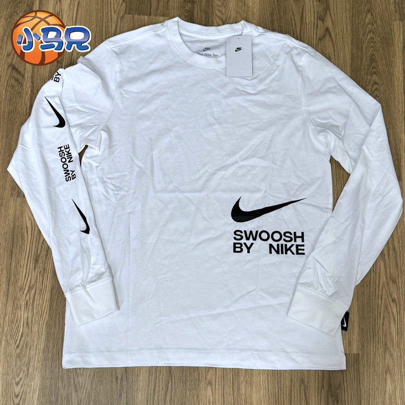 新款正品Nike耐克男子透气休闲圆领打底长袖套头衫T恤 FJ1120-100