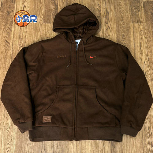 秋冬款NIKE THERMA-FIT耐克男子运动休闲连帽夹棉外套HQ4743-259