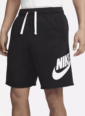 正品Nike/耐克男子透气针织运动休闲舒适剪边短裤DX0503-010 410
