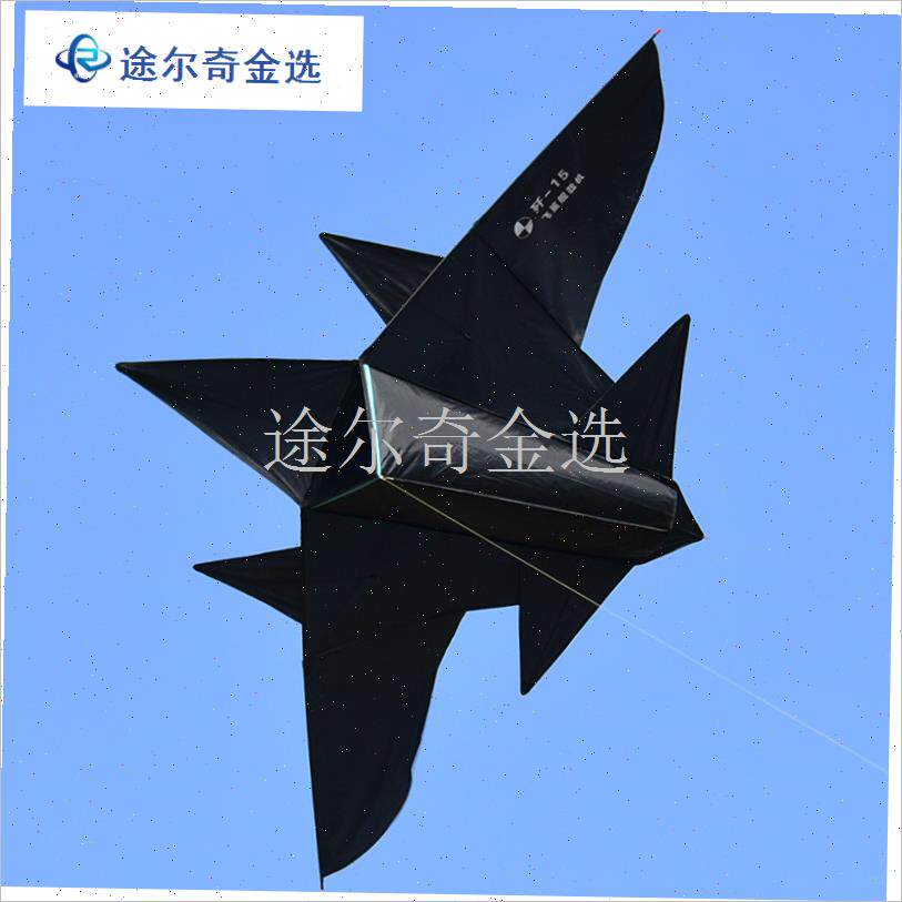 新款风筝大全飞机风筝2s0t25新款风筝成人儿童卡通黑战斗机高档