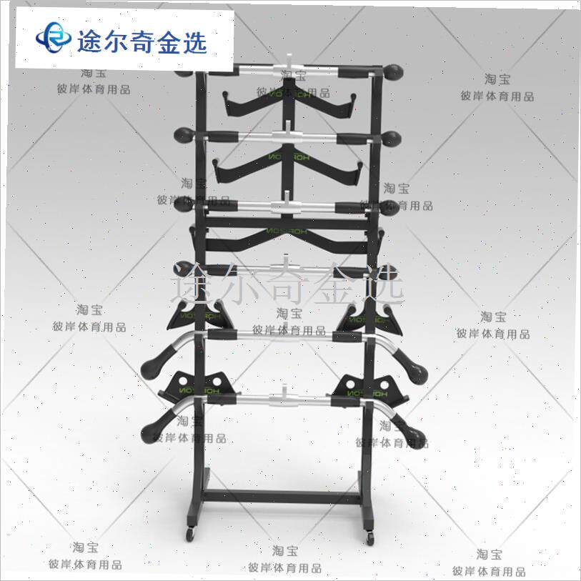 健身房把手收纳架私教小工具龙门架配件高位下拉V握把器材置物架