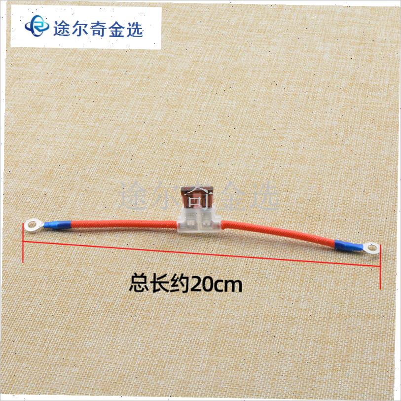 48V60V锂电池专用保险丝插v片电动车充电过流保护40A30A卡片保险