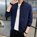 日系2021春秋新款棒球服休闲夹克外贸外套宽松跨境印花欧美飞行夹，男装夹克，星座1712-1