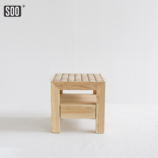 白蜡木床头柜 Sofia Nightstand 设计师款床边柜 收纳时尚储物柜