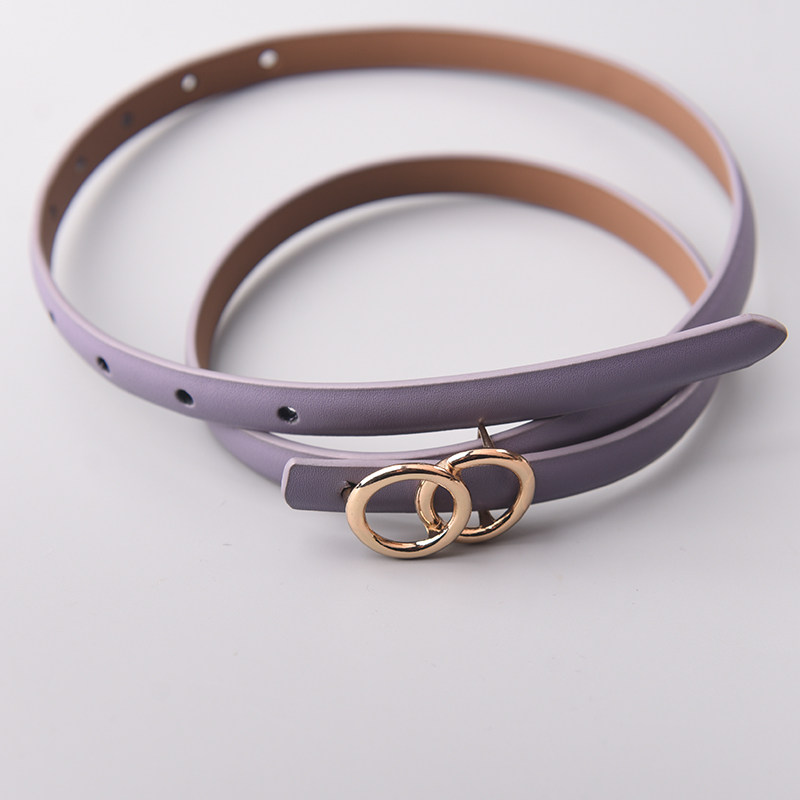 儿童皮带女童宝宝可爱卡通腰带小女孩装饰品配饰皮带细裤带装饰女