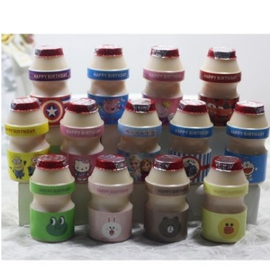 甜品台养益乐多乳酸菌贴纸宝宝周岁派对装扮用品儿童生日装饰