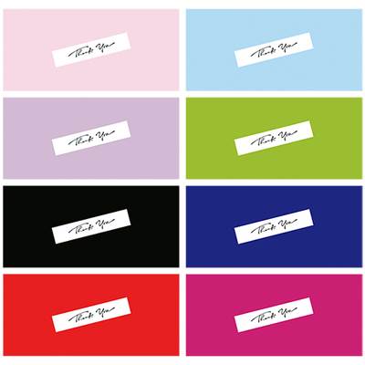 蓝色粉色紫色红色THANK YOU甜品台装饰推推乐贴纸装饰烘焙通用款