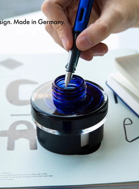 LAMY凌美墨水非碳素原装50ml瓶装彩色墨水钢笔用黑色蓝色不堵笔