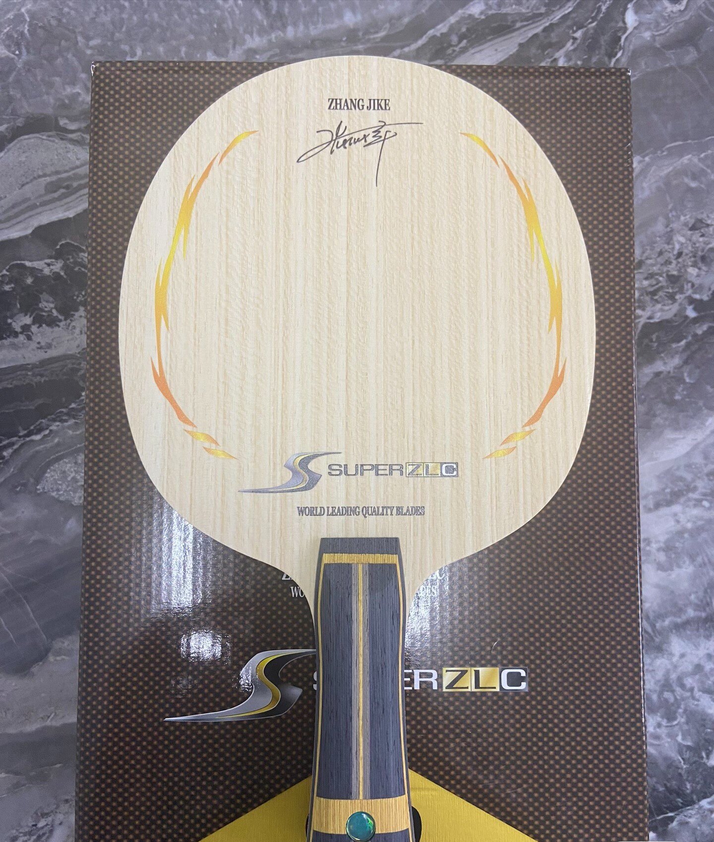 蝴蝶超级张继科szlc全新日版带原盒fl柄乒乓球拍底板36541