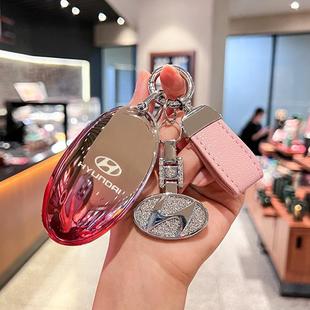 适用现代索纳塔十一代钥匙套11代艾尼氪loniq6汽车用品改装配件包