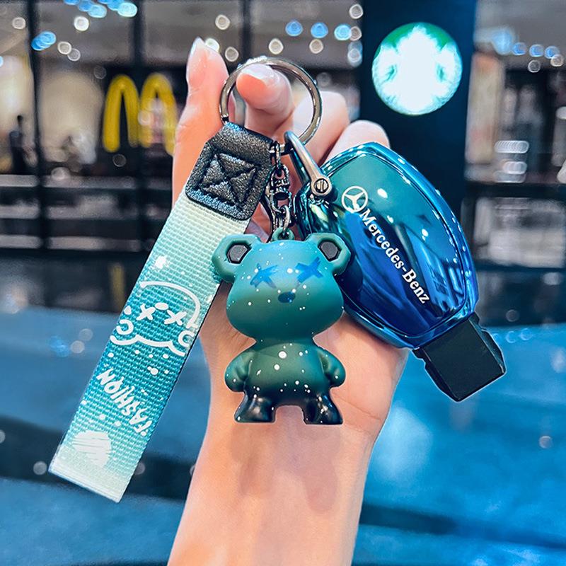 适用奔驰gla200钥匙套c200l扣b200车cla220壳c180l老款a180glc260