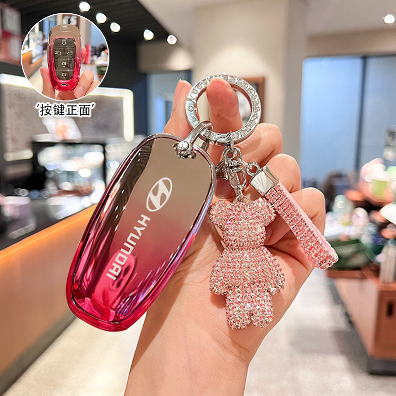 适用于2023款途胜L钥匙套21/22/23款北京现代途胜L汽车专用包男女