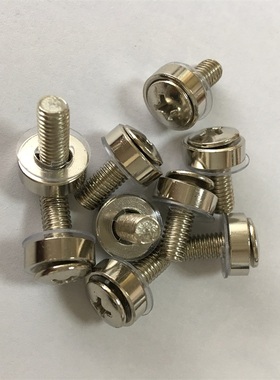 304不锈钢皇冠螺丝CHDS皇冠螺钉机柜螺丝三组合面板皇冠螺钉M5M6