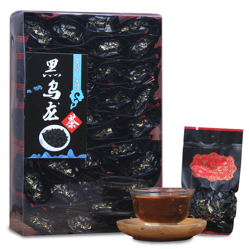 浓香型炭烧乌龙茶新茶效果佳木炭技法油切黑乌龙茶叶3发1买
