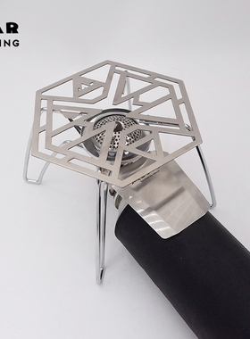 JAR CAMPING多功能纯钛炉架蜘蛛炉炉头支架防滑稳定支架