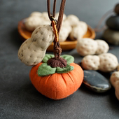 刺绣柿子花生手工香包DIY材料香囊包挂脖随身车载挂件艾草家居