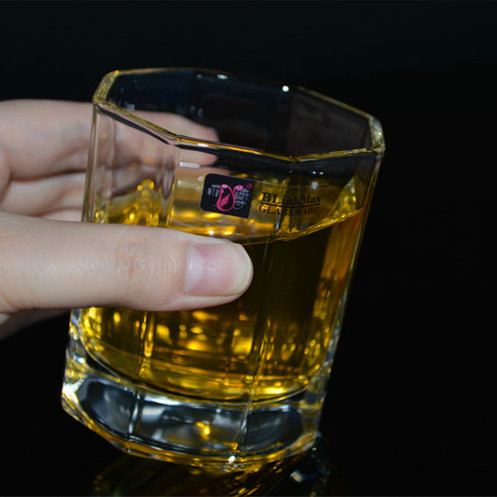 180ML八角直身耐热杯KTV玻璃杯啤酒果汁杯威士忌杯茶杯牛奶咖啡杯