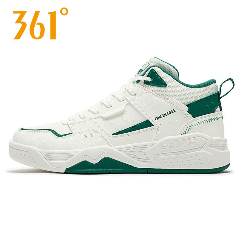 休闲鞋高帮板鞋361度男鞋运动鞋