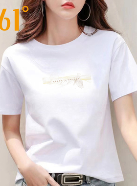361短袖女2025夏季新款圆领半袖宽松透气短t恤361度休闲运动上衣