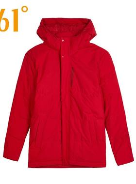 361新年款大红色羽绒服2025冬短羽绒服舒适运动外套552444301NQH