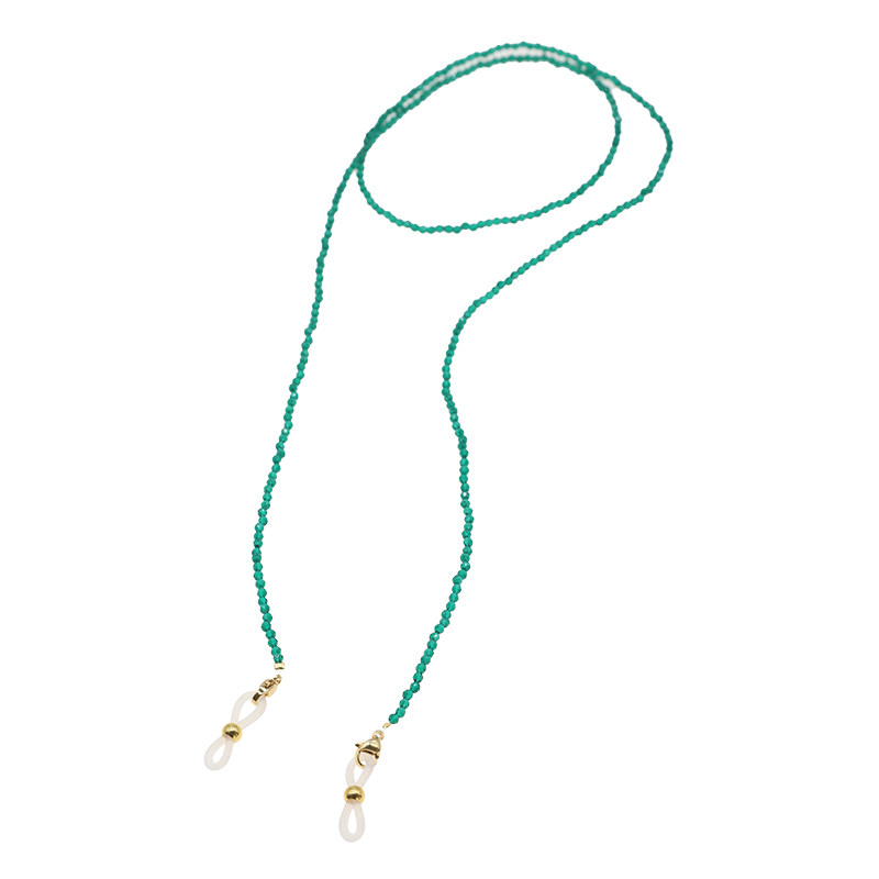 HURRICANE LI YITONG GLASSES WOMENS TIDE HALTERNECK LANYARD CHAIN NICHE SUNGLASSES PENDANT ANTI-LOSS CHAIN