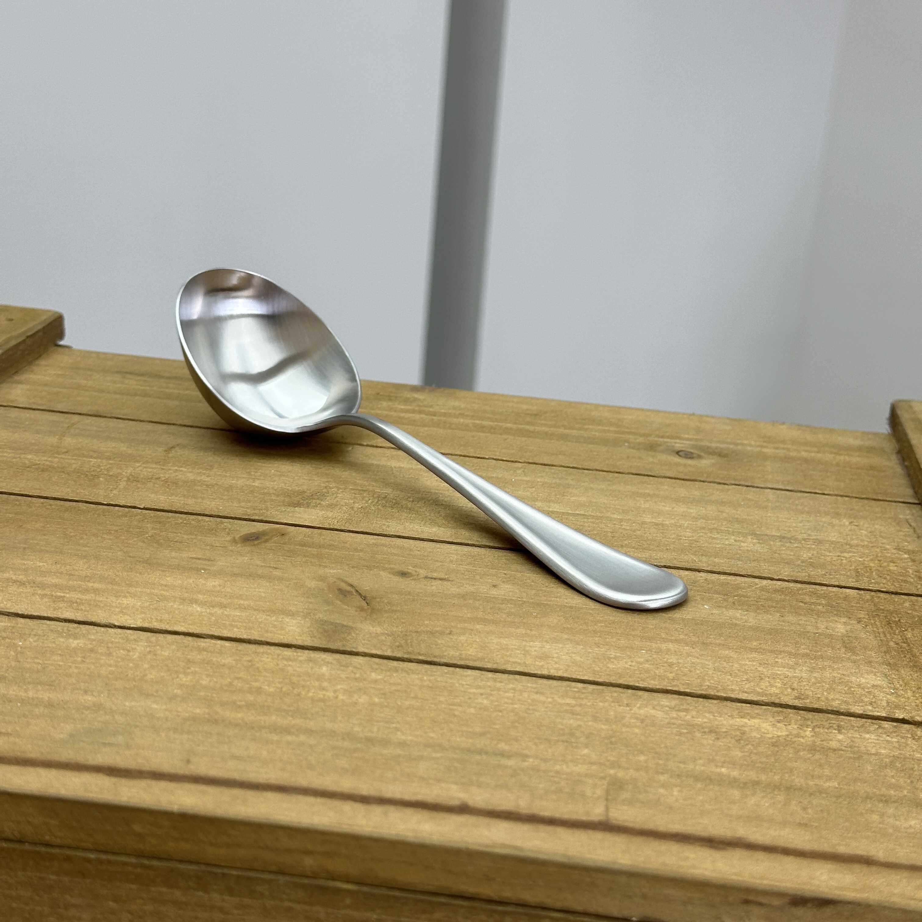 304不锈钢喝汤勺拉面吃饭汤匙调羹粥勺 韩式长柄加深大头韩国勺子