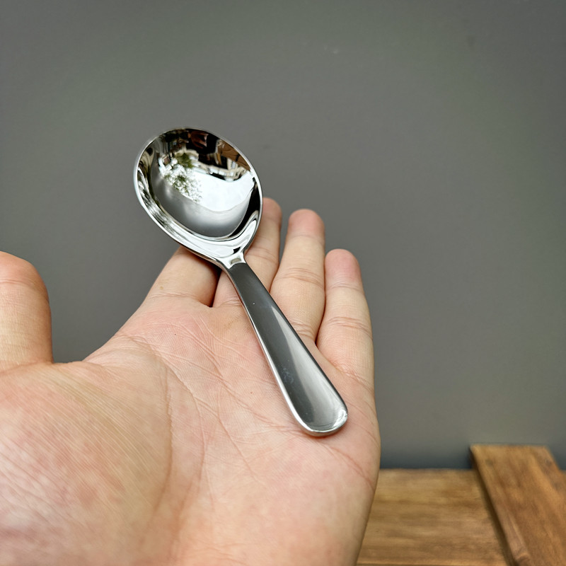 304食品级加厚不锈钢咖啡豆汤勺