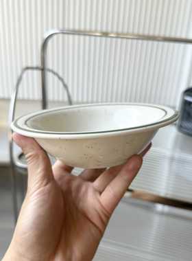 TUXTON正品乳白釉下彩陶瓷碗家用韩国ins甜品沙拉酸奶早餐麦片碗